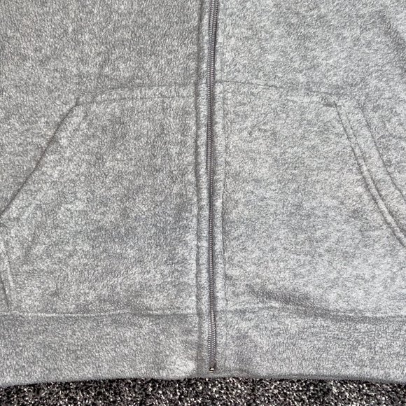 Rare Disney Tinker Bell Gray Zipper Hoodie Sweatshirt Par Excellence Tink - Picture 3 of 8